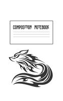 Composition Notebook: Foxes Gift for Woman Blank Lined Notebook Journal & Planner - 6 x 9 inches, College Ruled Lined,110 Pages