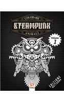 Colorare Steampunk animali - Volume 1 - edizione notturna