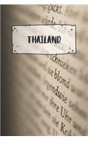 Thailand: Ruled Travel Diary Notebook or Journey Journal - Lined Trip Pocketbook for Men and Women with Lines