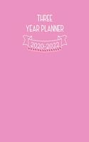 2020-2022 Three Year Planner