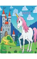 2019 Happy Unicorn 18 Month Academic Planner with Motivational Quotes: July 2018 To December 2019 Weekly and Monthly Large 8.5x11 Organizer with Motivational Quotes(5 2019 Motivational Quotes Planners)