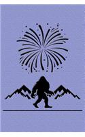 Bigfoot Fourth of July: Wonderful and Versatile Journal with a Bigfoot and Fourth of July Theme.