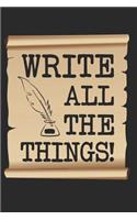 Write All the Things: Author Journal