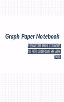 Graph Paper Notebook: 5 Squares Per Inch 8.5 X 11 Inches 100 Pages Squared Grid 5x5 Graph Paper (Volume 2)(2 5x5 Graph Paper Notebook)