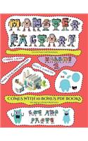 Cut and Paste Craft Worksheets (Cut and paste Monster Factory - Volume 2)