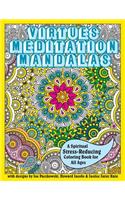 Virtues Meditation Mandalas Coloring Book