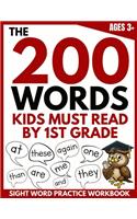200 Words Kids Must Read by 1st Grade
