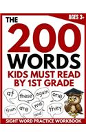 The 200 Words Kids Must Read by 1st Grade