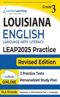 LEAP Test Prep: Grade 3 English Language Arts Literacy (ELA) Practice Workbook and Full-length Online Assessments: LEAP Study Guide