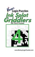 Brainy's Logic Puzzles Ink Splat Griddlers #4