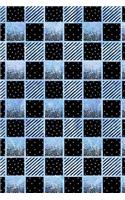 Journal Notebook Squares and Dots Pattern 10