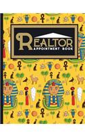 Realtor Appointment Book: 7 Columns Appointment Notebook, Best Appointment Scheduler, My Appointment Book, Cute Ancient Egypt Pyramids Cover