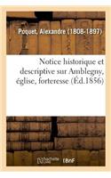 Notice Historique Et Descriptive Sur Amblegny, Église, Forteresse, Accompagnée de Plusieurs Dessins