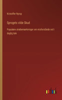 Sprogets vilde Skud