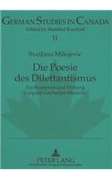 Die Poesie Des Dilettantismus