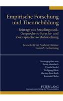 Empirische Forschung Und Theoriebildung