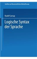 Logische Syntax Der Sprache