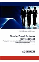 Need of Small Business Development