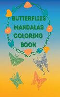 Butterflies Mandalas Coloring Book