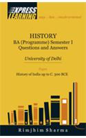 History BA (Programme) Semester I Questions and Answers : University of Delhi