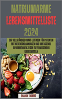 Natriumarme Lebensmittelliste 2024