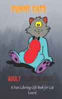 Funny Cats Adult Coloring book