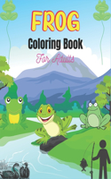 FROG Coloring Book For Adults