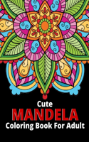 Cute Mandela Coloring Book For Adult