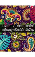 Adult Coloring Book Amazing Mandalas Patterns: (Volume 4) Super Amazing Mandala.lover mandala coloring books for adults