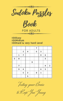 Sudoku puzzles book for adults