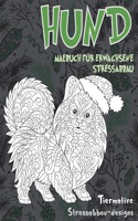 Malbuch für Erwachsene Stressabbau - Stressabbau-Designs - Tiermotive - Hund