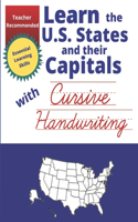 Learn the U.S. States and their Capitals with Cursive Handwriting