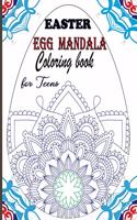 Easter Egg Mandala Coloring book for Teens