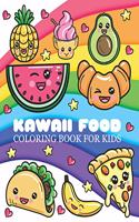 Kawaii Food Coloring Book For Kids