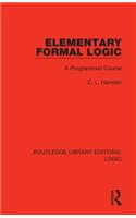 Elementary Formal Logic: A Programmed Course