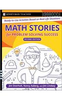 Math Stories For Problem Solving Success: Ready-to-Use Activities Based on Real-Life Situations, Grades 6-12
