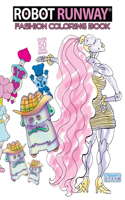 Robot Runway Fashion Coloring Book: (English)