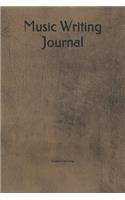 Music Writing Journal