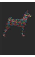 Basenji Journal - Basenji Notebook 'Word Cloud' - Gift for Basenji Lovers
