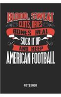 Blood clots sweat dries bones heal. Suck it up and keep American Football