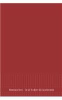 The 6x9 Red Berry Dot Grid Notebook
