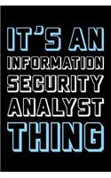 It's an Information Security Analyst Thing