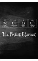 Collie the Perfect Element: Pet Health Record, Periodic Table Inspired Dog Vaccination and Shot Record Note Book, Complete Puppy and Dog Immunization Schedule and Record in Cha