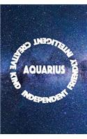 Aquarius Independent Friendly Intelligent Creative Kind