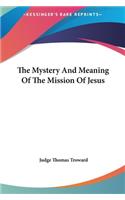 The Mystery And Meaning Of The Mission Of Jesus