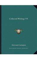 Collected Writings V9: (English)