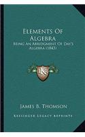 Elements of Algebra