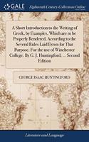 A SHORT INTRODUCTION TO THE WRITING OF G