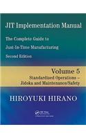 Jit Implementation Manual -- The Complete Guide to Just-In-Time Manufacturing