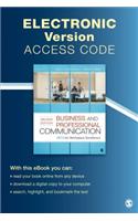 Business and Professional Communication Electronic Version: Keys for Workplace Excellence